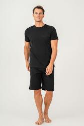 Erkek Tişört Şort Takım %100 Pamuk – Cepli Şortlu Rahat Ev & Günlük Kullanım Takımı - 35