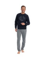 Erkek Uzunkol Kışlık Pijama Takım - 1