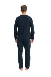 Erkek Uzunkol Mevsimlik Pijama Takım - 9
