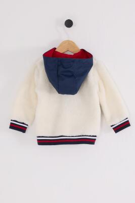 Erkek Welsoft Bebek Mont, Fermuarlı Mont, Kapşonlu Mont , Süper Yumuşak Kumaş - 3