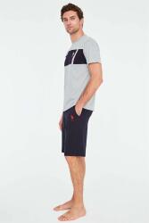 Erkek Yuvarlak Yaka T-Shirt ve Cepli Şort Takım - 2