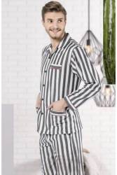 Gaffur Pijama, Çizgili Pijama, %100 Pamuk, Poplin Dokuma - Thumbnail