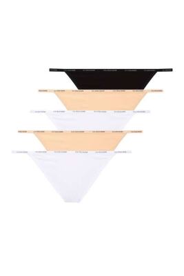 İnce Kenar 5'li Ekonomik Paket Kadın Slip - 1