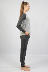 Kadın %100 Pamuk Pijama Takım, Uzunkol Dar Paça - 18