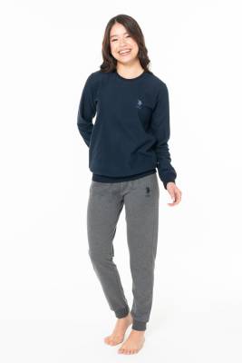 U.S. Polo Assn. - Kadın 2 İplik Kışlık Ev Giyim Pijama Takım (1)