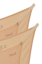 Kadın 2'li Külot, Yanları İpli Basic Külot, %47 Modal %47 Pamuk %6 Elastan - 12