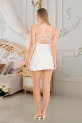 Kadın 2'li Saten Gecelik Brode Sabahlık Set (1)