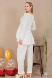 Kadın 2'li Uzun Kol Hamile Lohusa Pijama Takım - 9