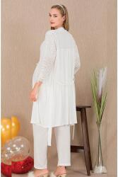 Kadın 3'lü Hamile Lohusa Pijama Takım, Hamile Lohusa Sabahlık ve Pijama Takımı - 6