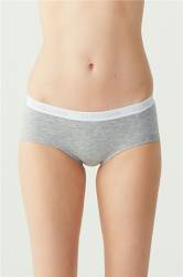 Kadın 3'lü Şort (1 Pakette 3 renk Pembe Gri Mint) - Thumbnail