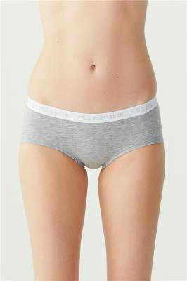 U.S. Polo Assn. - Kadın 3'lü Şort (1 Pakette 3 renk Pembe Gri Mint) (1)