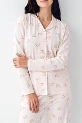 Kadın Modal Pamuk Gömlek Pijama Takım, %50 Modal %50 pamuk - 3