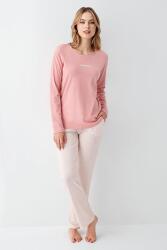 Kadın %50 Pamuk %50 Modal Pijama Takım, Uzunkol, Cepli (1)