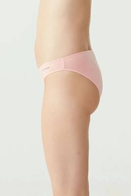 Kadın 5'li Ekonomik Paket İnce Lastikli Slip Siyah Beyaz Ten - 12