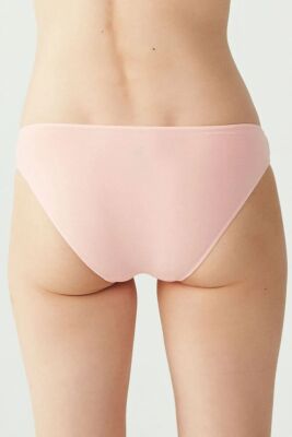 Kadın 5'li Ekonomik Paket İnce Lastikli Slip Siyah Beyaz Ten - 15