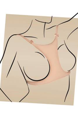 Yeni İnci - Kadın Bej Göğüs Arası Kırışıklık Önleyici Yastık (1)