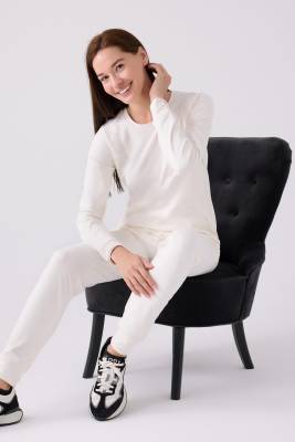 Pierre Cardin - Kadın Comfort Kumaş Uzun Kol Pijama Takım (1)