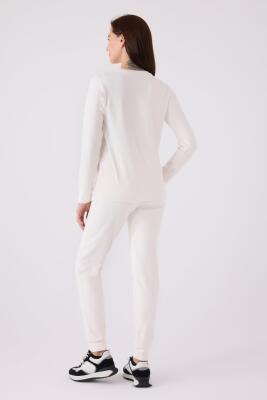 Kadın Comfort Kumaş Uzun Kol Pijama Takım - 6