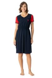 U.S. Polo Assn. - Kadın Gecelik %100 Pamuklu (1)