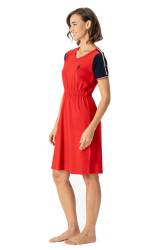 Kadın Gecelik %100 Pamuklu - Thumbnail