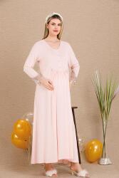 Kadın Hamile Lohusa Gecelik Sabahlık Takım - 3