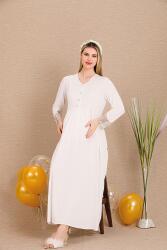 Kadın Hamile Lohusa Gecelik Sabahlık Takım - 4