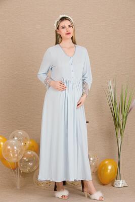 Kadın Hamile Lohusa Gecelik Sabahlık Takım - 9