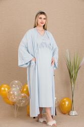 Kadın Hamile Lohusa Gecelik Sabahlık Takım