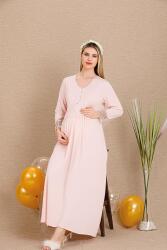 Kadın Hamile Lohusa Gecelik Sabahlık Takım (1)