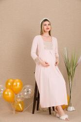 Kadın Hamile Lohusa Gecelik Sabahlık Takım - 2