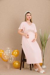 Kadın Hamile Lohusa Gecelik Sabahlık Takım - 5