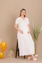 Kadın Hamile Lohusa Gecelik Sabahlık Takım - 4