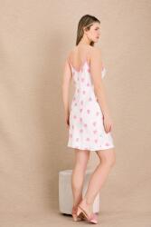 Kadın Kalpli Saten Gecelik Sabahlık Takım - 12