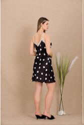 Kadın Kalpli Saten Gecelik Sabahlık Takım - 14