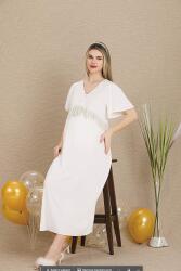 Kadın Kısakollu Hamile Lohusa Gecelik - 5