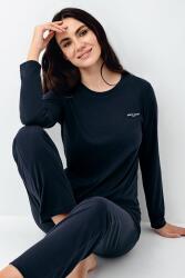 Kadın Lacivert %50 pamuk %50 modal Pijama Takım - 2