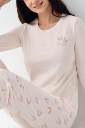 Kadın Mevsimlik Uzunkol Cepli Pijama Takım, Modal ve pamuk kumaş - 3