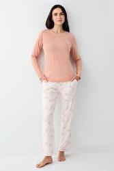 Kadın Mevsimlik Uzunkol Cepli Pijama Takım, Modal ve pamuk kumaş - 6