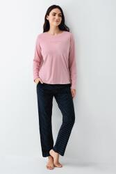 Kadın Mevsimlik Uzunkol Rose Pijama Takım, %50 pamuk %50 modal - 2