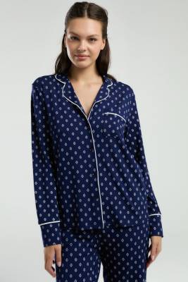 Kadın Modal Pijama Takım, %50 modal %50 pamuk, kutulu - 2