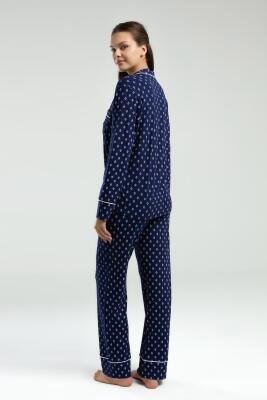 Kadın Modal Pijama Takım, %50 modal %50 pamuk, kutulu - 6