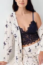 Kadın Sabahlık Pijama Bralet 3'lü Takım - 4