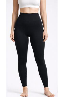 Kadın Siyah Süper Yüksek Bel Toparlayıcı Push Up Korse Tayt – İnceltici ve Şekillendirici - 2