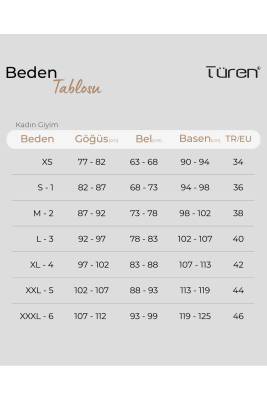 Kadın Şort Jüpon 80% Poliamid, 20% Elastan - 11