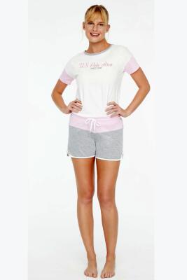 Kadın T-Shirt Şort Takım - 1