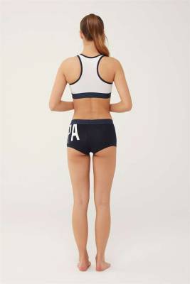 Kadın Turuncu Büstiyer Şort Takım - 29