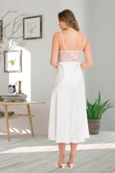 Kadın Uzun 2'li Fantazi Saten Gecelik Sabahlık Takım (1)