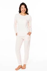 Kadın Uzunkol Dar Paça Ev Giyim - Thumbnail