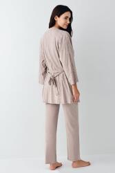 Kadın Vizon Modal 3'lü Takım, %50 pamuk %50 modal - 4