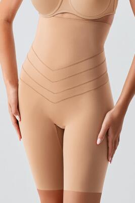 Kadın Yüksek Bel Paçalı Toparlayıcı Lazer Korse -Karın ve Basen Sıkılaştırıcı - 1